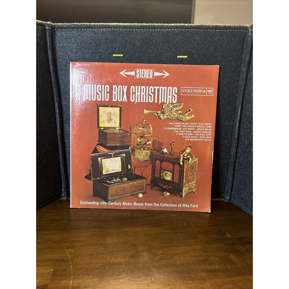 A Music Box Christmas 1961‎ Rita Ford Columbia CS 8498 Stereo LP Vinyl